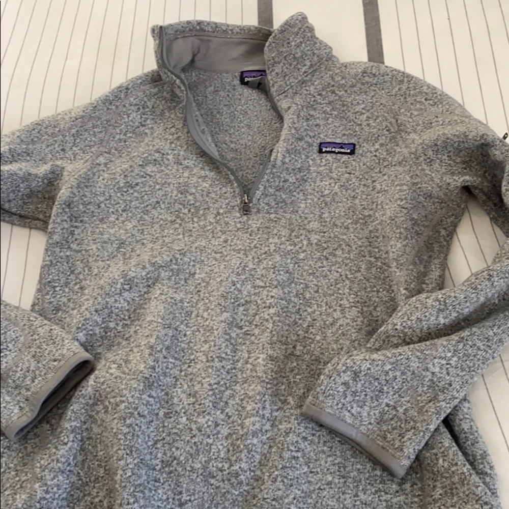 Patagonia quarter zip pewter